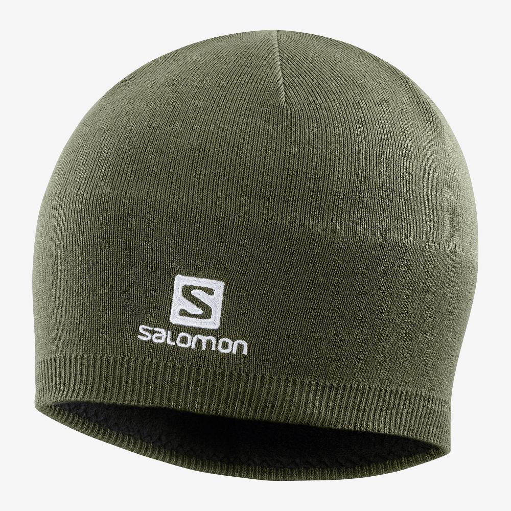 Salomon Israel RS WARM - Mens Hats - Green (MBZD-87905)